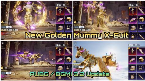 Mummy X Suit Leaks Pubg Mobile Bgmi P Upgrade Skin New Golden