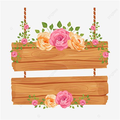 Wooden Hanging Board Vector Hd Png Images Beautiful Hanging Wooden