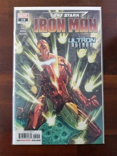 Iron Man 19 Tony Stark Marvel Comics NM Slott Delgado Combined