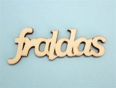 Como Se Escreve A Palavra Fraldas - Palavra de madeira "Fraldas" - Terapia das Artes