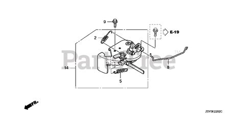 Honda GCV190 A S3A GJAAA Honda Engine Made In USA SN GJAAA