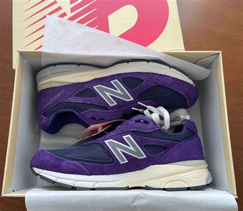 NEW BALANCE 990v4 Plum Purple Mens US 10 5 Made In USA NEW U990TB4