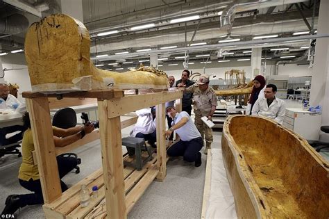 Years Old King Tuts Golden Coffin Removed From Tomb For The First