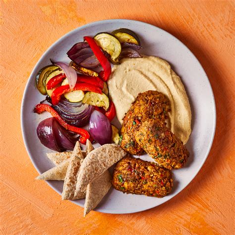 Veggie Mezze With Spiced Lentil Koftas Recipe Gousto