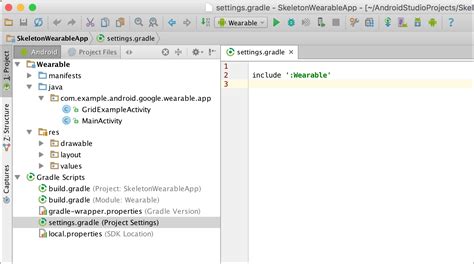 Gradle Build Files Mastering Android Wear Application Development