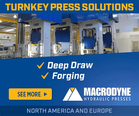 Custom Hydraulic Presses And Automation Macrodyne