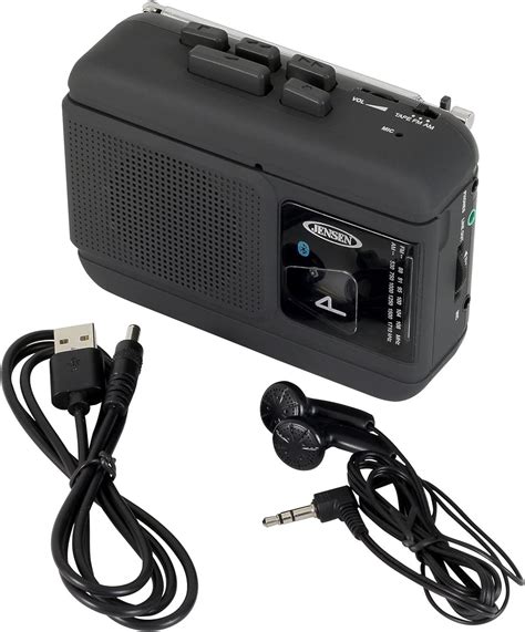 Jensen Mcr 60 Mcr 60 Portable Personal Cassette Playerrecorder With Amfm Radio Bluetooth And