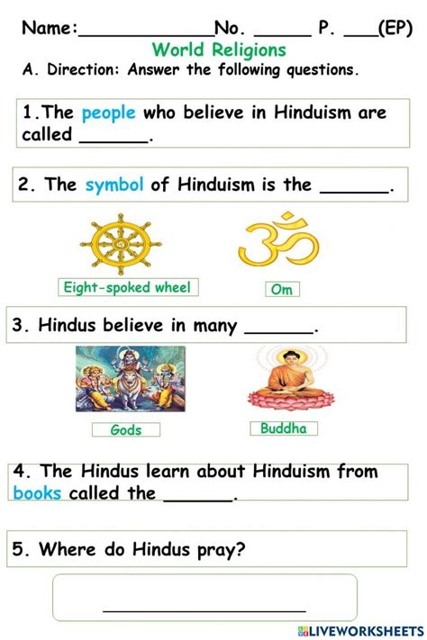 Religion An Introduction To Buddhism Worksheet Worksheets Library