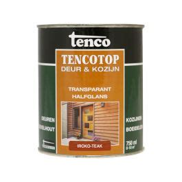 Tenco Tencotop Deur Kozijn Transparant Halfglans Iroko Teak Ml