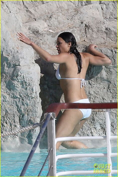 Michelle Rodriguez Shows Off Her Bikini Body In Cannes Photo