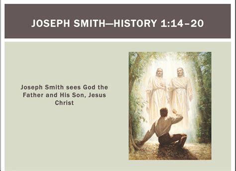 Joseph Smith—history 1120 Latterdayvillage In 2021 Joseph Smith