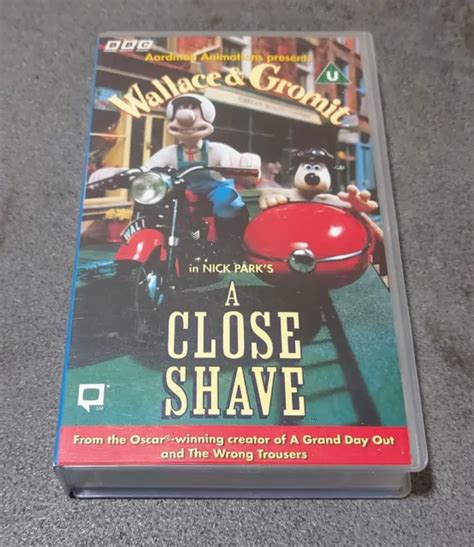 WALLACE AND GROMIT A Close Shave VHS Video Tape 1995 BBC Vintage EUR 10