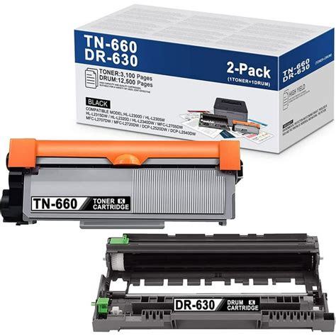 Tn660 Toner Dr630 Drum Replacement For Brother Mfc L2700dw Printers 2