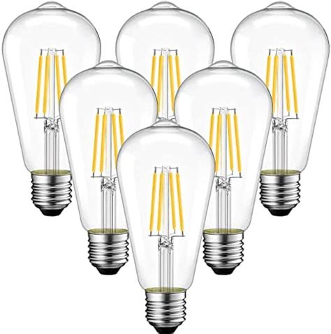 Anwio Antique 4w St64 Squirrel Cage Filament Bulb Pear Retro E27 Led Edison Bulbs Industrial