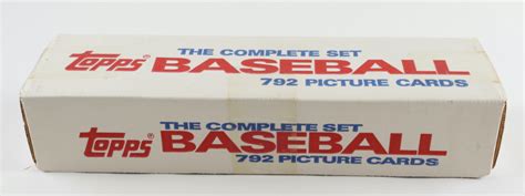 Complete Factory Set Of Topps Baseball Cards With Barry