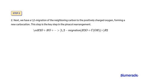 Solved The Reaction Shown Here Is Called The Pinacol Rearrangement A