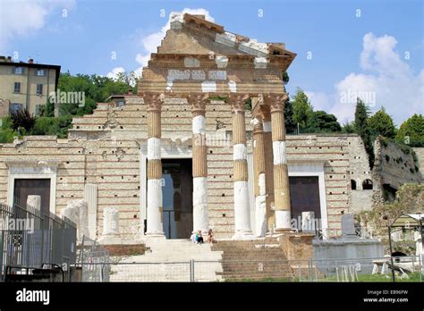 Roman ruins in Brescia in northern Italy Stock Photo - Alamy