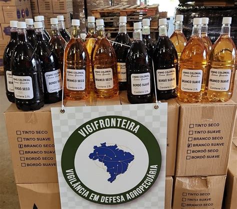 Mapa Apreende Cerca De R Milh O Em Bebidas Irregulares Em Santa