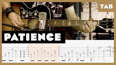 Guns N Roses Patience Guitar Tab Lesson Cover Tutorial YouTube