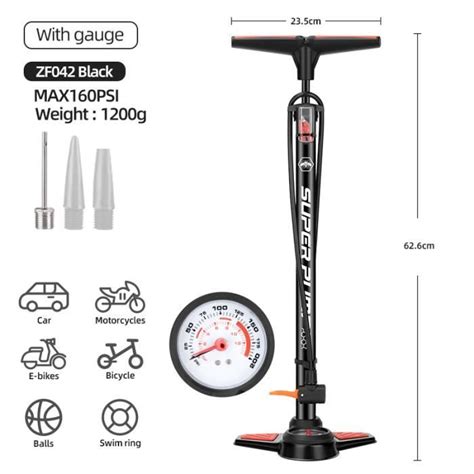 Compresseur Auto Pompe V Lo Avec Manom Tre Gonfleur Bille Pour Vtt