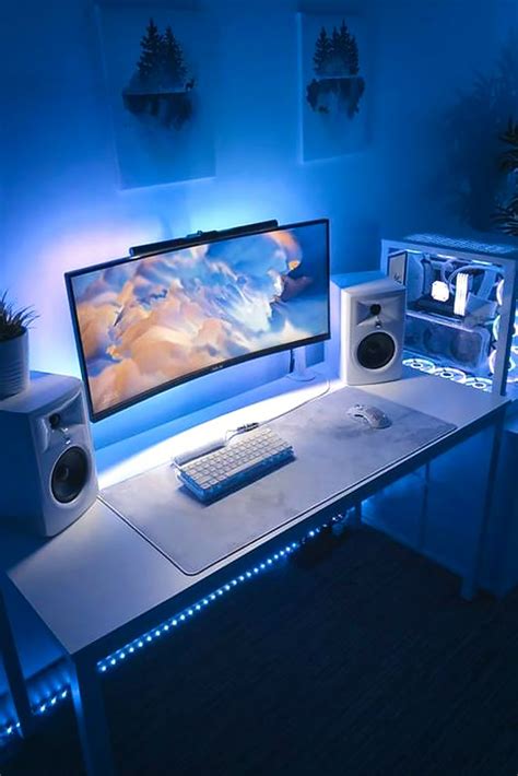 ⚪ White Pc Setup Aesthetic Elevate Your Workspace In Style 🖥️🌟