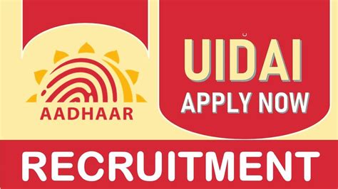 Uidai Recruitment 2023 Check Posts Qualification Pay Scale And Other