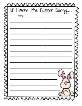 Free Easter Writing Prompt Worksheets