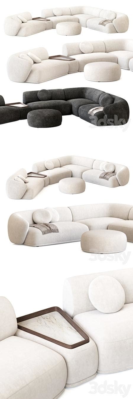 Rene Sofa By Meridiani Set Down Dmodels