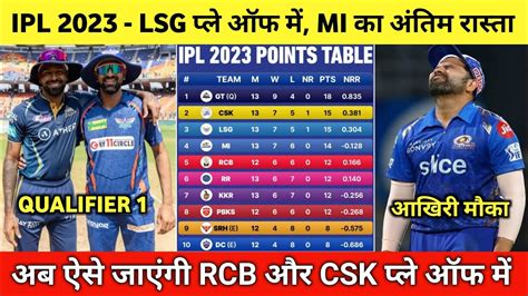 Ipl Playoffs Team 2023 Can Mumbai Indians Still Qualify For Playoffs