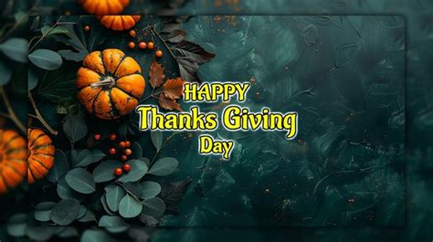 Premium Psd Happy Thanks Giving Day Background Traditional