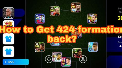 How To Get 4 2 4 Formation In Efootball 2023 424 Formation In