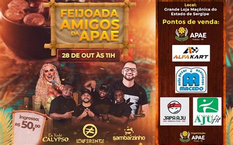 Apae Aracaju Promove Feijoada Beneficente Ajn