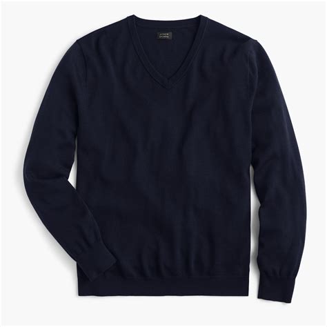 J Crew Merino Wool V Neck Sweater For Men