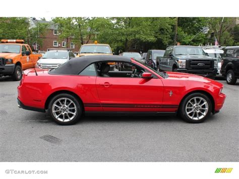 Torch Red 2010 Ford Mustang V6 Premium Convertible Exterior Photo 81568307