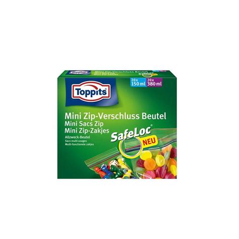 Toppits Mini Zip Verschluss Beutel X Ml Und X Ml