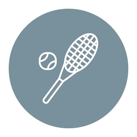 Premium Vector Tennis Racket Icon