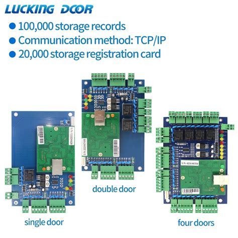 Panel De Placa De Control De Acceso De Puerta De Red TCP IP Con