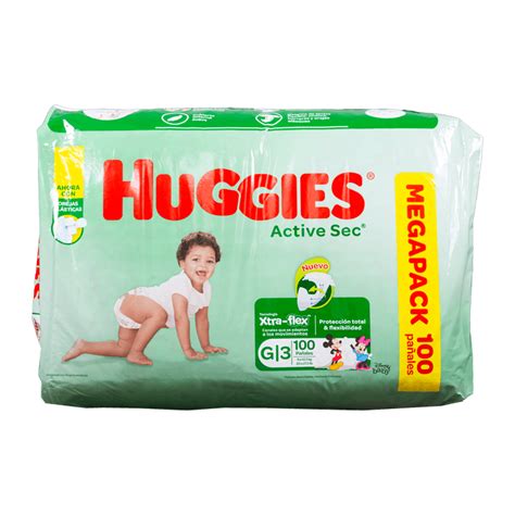 Huggies Active Sec Pa Al G X Pedidos Farmasol