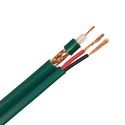 Wholesale Kx6 Kx6 Line Green Coaxial Cable PE Insulation Communication