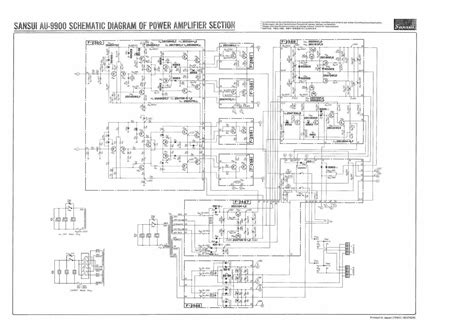 Sansui Power Amplifier Circuit Diagram - Wiring View and Schematics Diagram