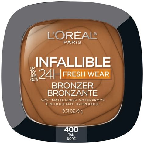 Loreal Paris Infallible Up To 24h Fresh Wear Soft Matte Bronzer Tan 031 Oz