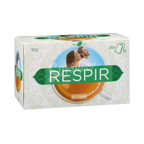 Hacendado Infusion Respir Mezcla Eucalipto Tomillo Romero Menta Caja