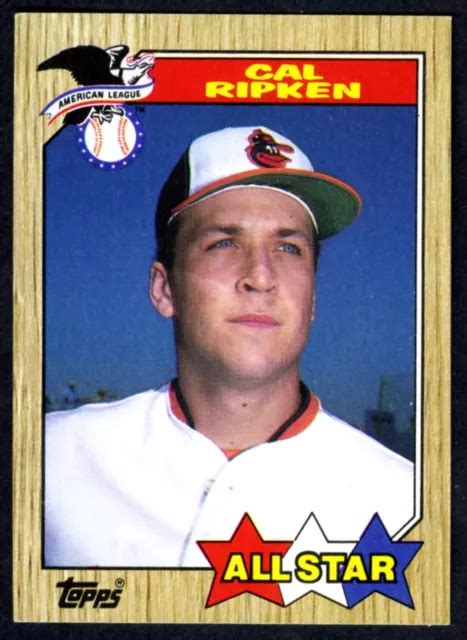 Cal Ripken Jr Orioles De Baltimore Topps All Star Comme