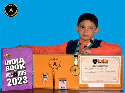 Swayam Prakash Hota Appreciation India Book Of Records