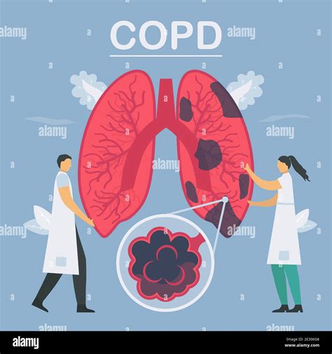 Chronic Obstructive Pulmonary Disease Or Copd Lung Have Breathing