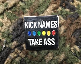 Kick Ass Take Names Etsy