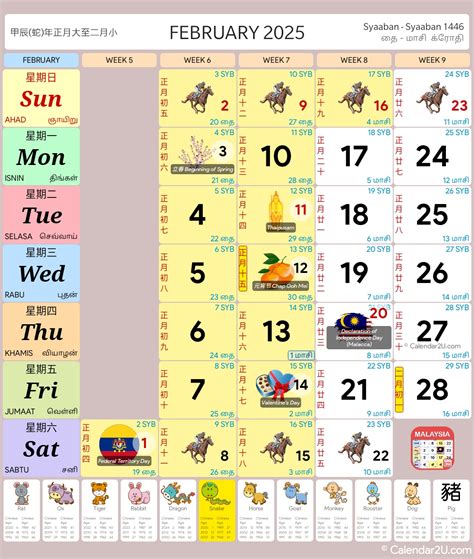 Holiday Calendar Feb 2025 Malaysia Glenn Melonie