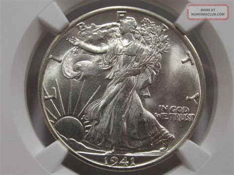 S C Walking Liberty Half Dollar Ms Ngc