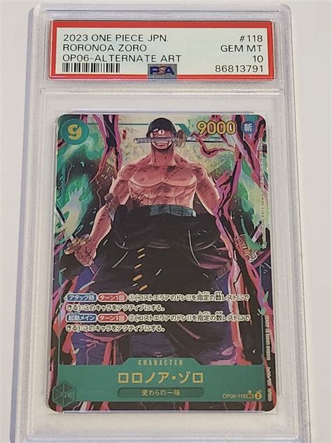 One Piece Card Game Graded Card Psa One Piece Card Game Japanese