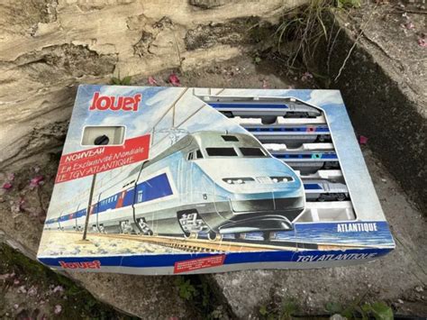 Jouef Coffret Tgv Atlantique Train Locomotive Chemin De Fer Vintage